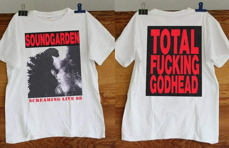 Soundgarden Screaming Live 88 Total Fxxk ng Godhead - Adult & Kids T-Shirts, Sweatshirts & Hoodies apparel design preview 1