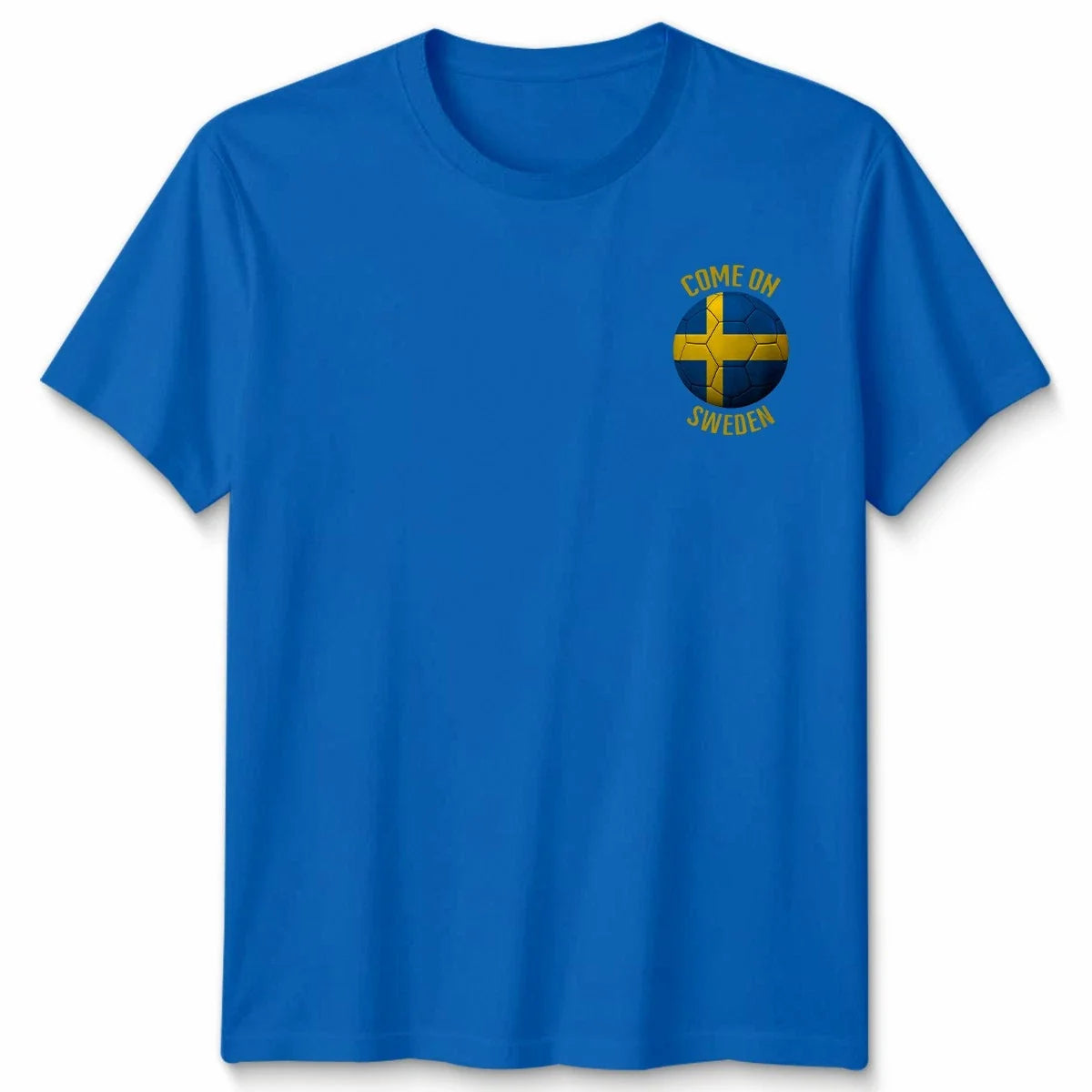 Come On Sweden Football Country Pride Soccer #WC - Adult & Kids T-Shirts, Sweatshirts & Hoodies apparel design preview 1