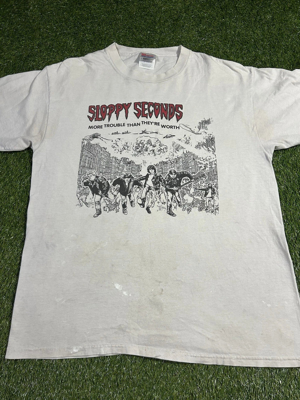 Vintage 90s Sloppy Seconds Let's Kill The Trendy Punk - Adult & Kids T-Shirts, Sweatshirts & Hoodies apparel design preview 1
