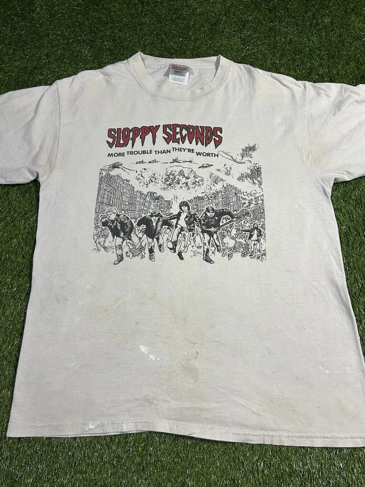Vintage 90s Sloppy Seconds Let's Kill The Trendy Punk - Adult & Kids T-Shirts, Sweatshirts & Hoodies apparel design preview 1