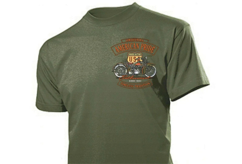 The American Pride Timeless Tradition Motorcycle - Adult & Kids T-Shirts, Sweatshirts & Hoodies apparel design preview 1
