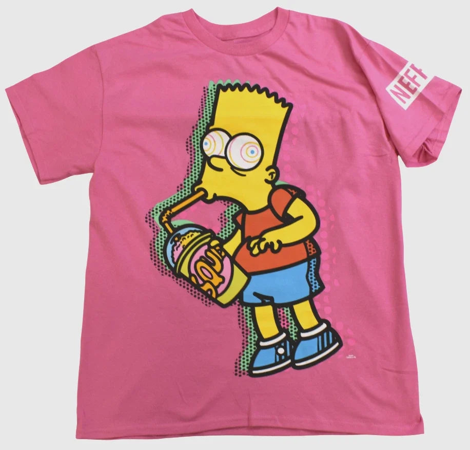 Neff x The Simpsons Mens Bart All Syrup Super - Adult & Kids T-Shirts, Sweatshirts & Hoodies apparel design preview 1