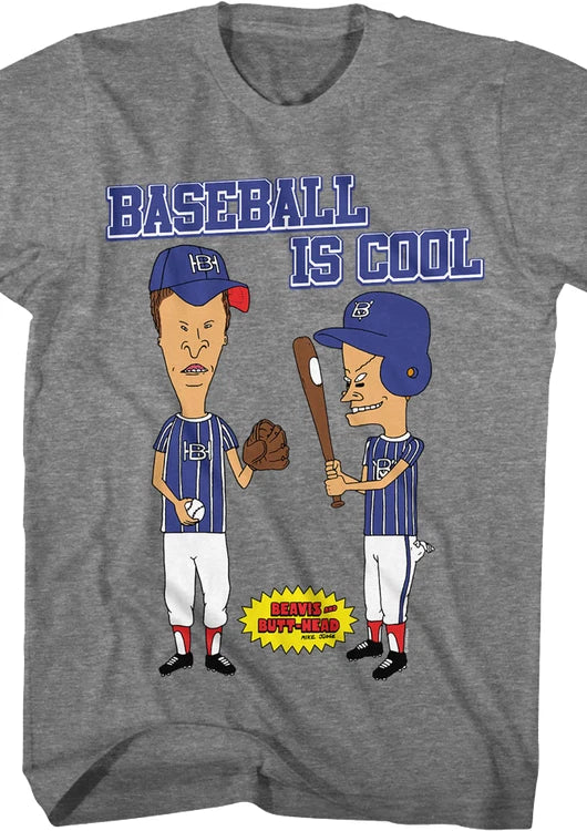Baseball Is Cool Beavis And Butt-Head S-5XL - Adult & Kids T-Shirts, Sweatshirts & Hoodies apparel design preview 1
