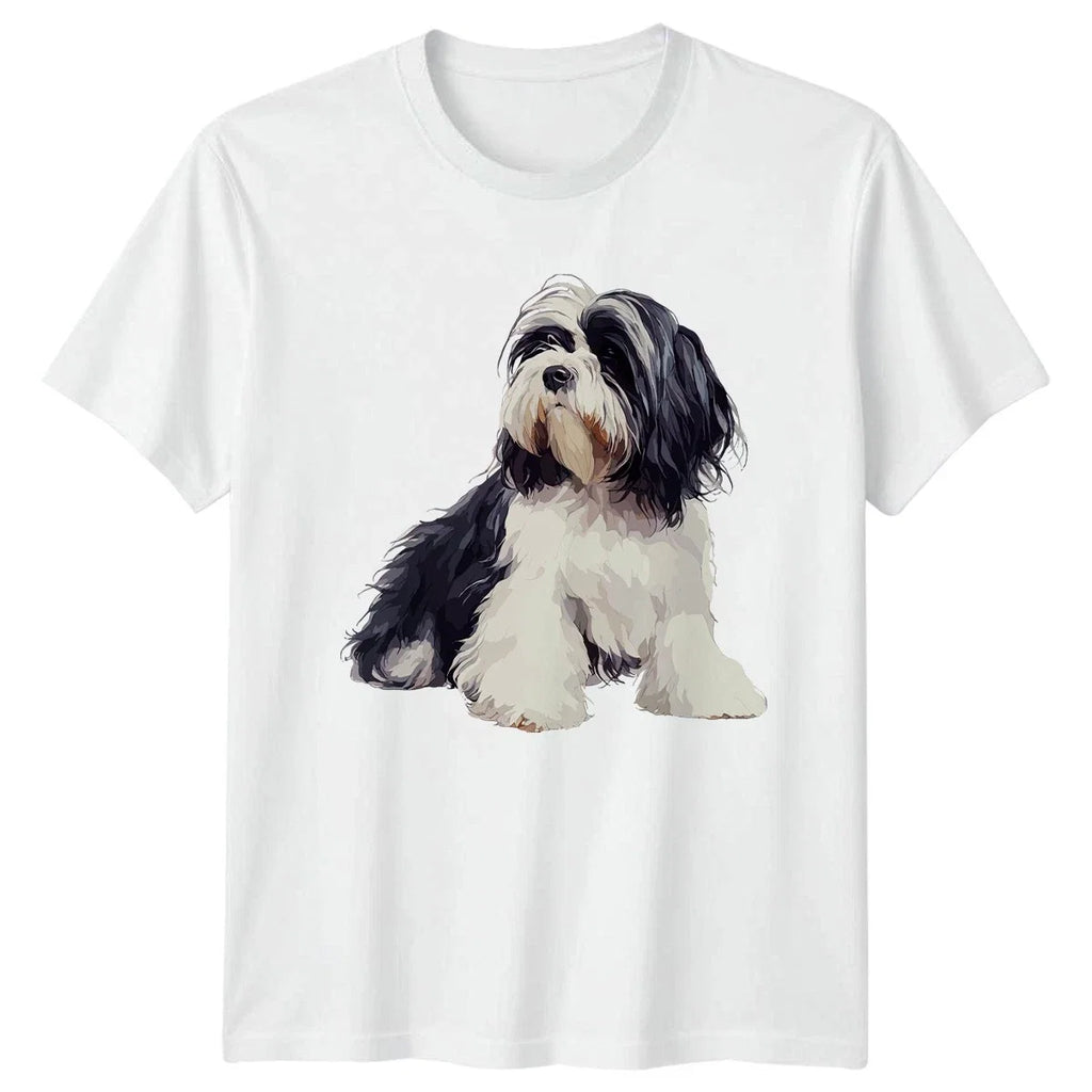 Shaggy Dog Pet Portrait Lover Gift For Him And Her - Adult & Kids T-Shirts, Sweatshirts & Hoodies apparel design preview 1