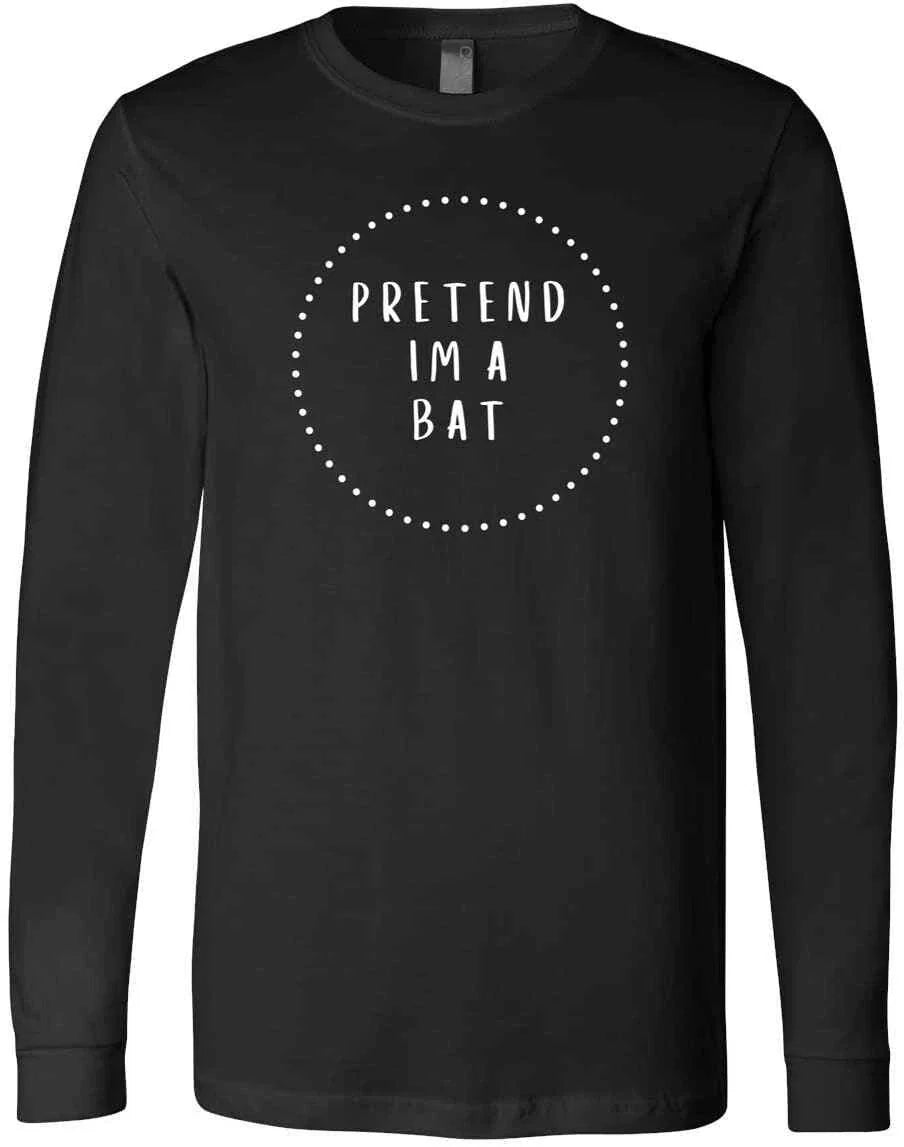 Pretend I'm A Bat Halloween Costume Funny Gift Simple - Adult & Kids T-Shirts, Sweatshirts & Hoodies apparel design preview 1
