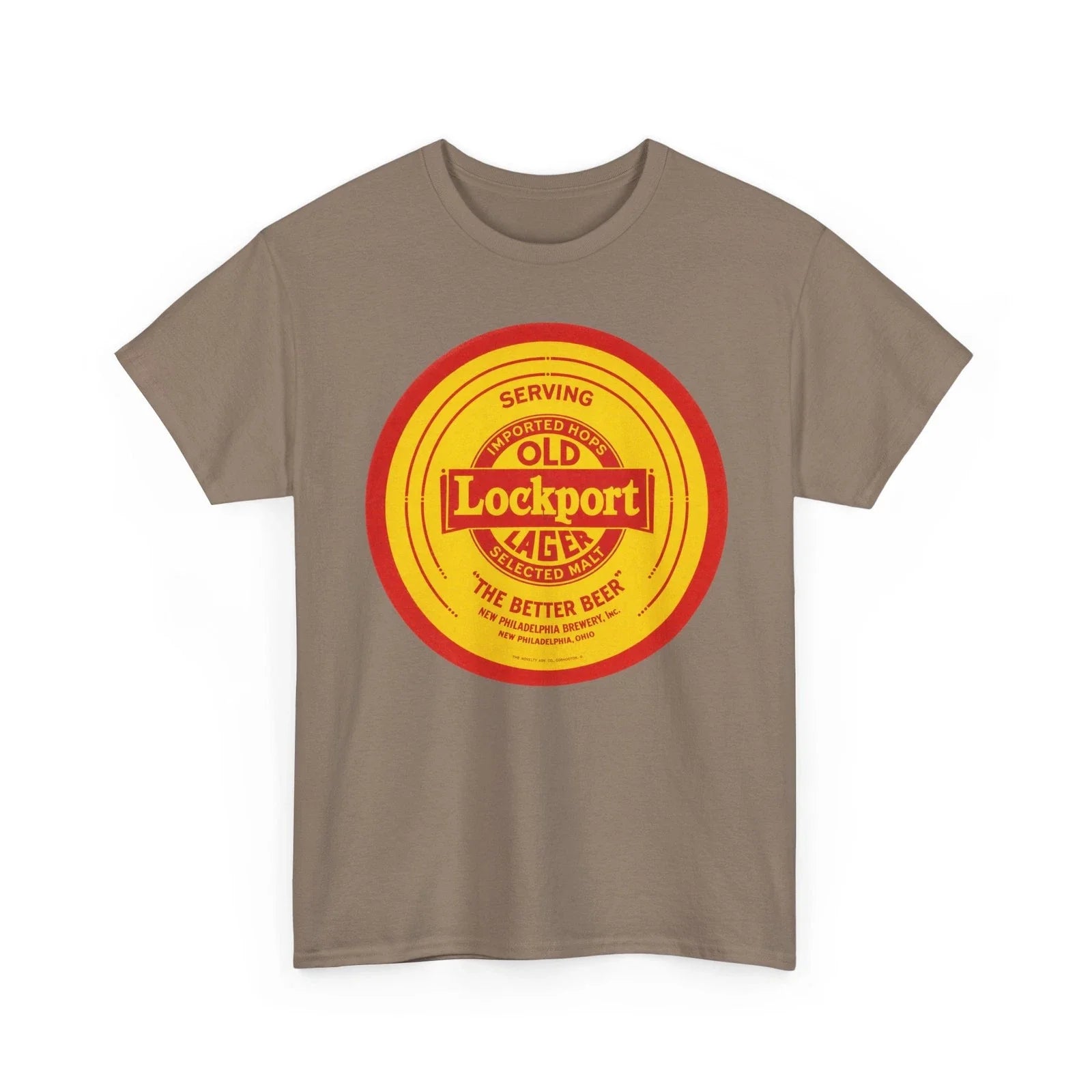 Old Lockport Lager New Philadelphia Brewery OH - Adult & Kids T-Shirts, Sweatshirts & Hoodies apparel design preview 1
