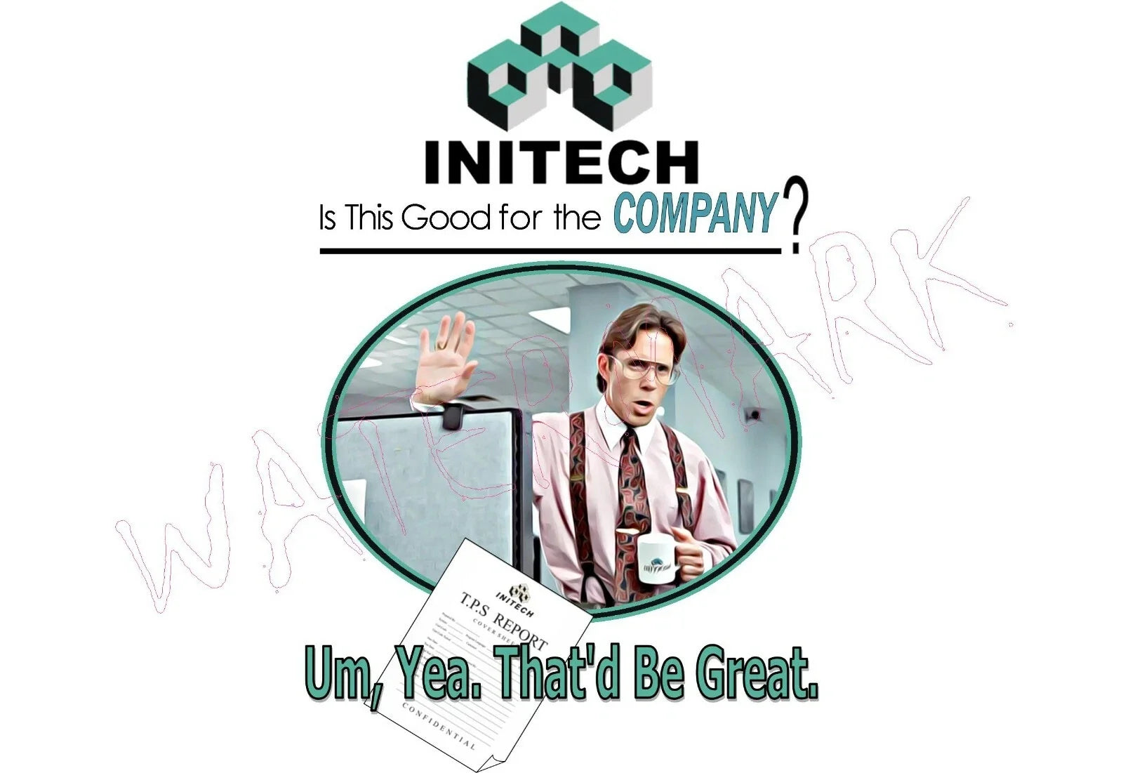 Men's Parody Office Space: Bill Lundbergh - Adult & Kids T-Shirts, Sweatshirts & Hoodies apparel design preview 1