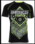 AMERICAN FIGHTER Black Neon Yellow VALDOSTA Athletic - Adult & Kids T-Shirts, Sweatshirts & Hoodies apparel design preview 1
