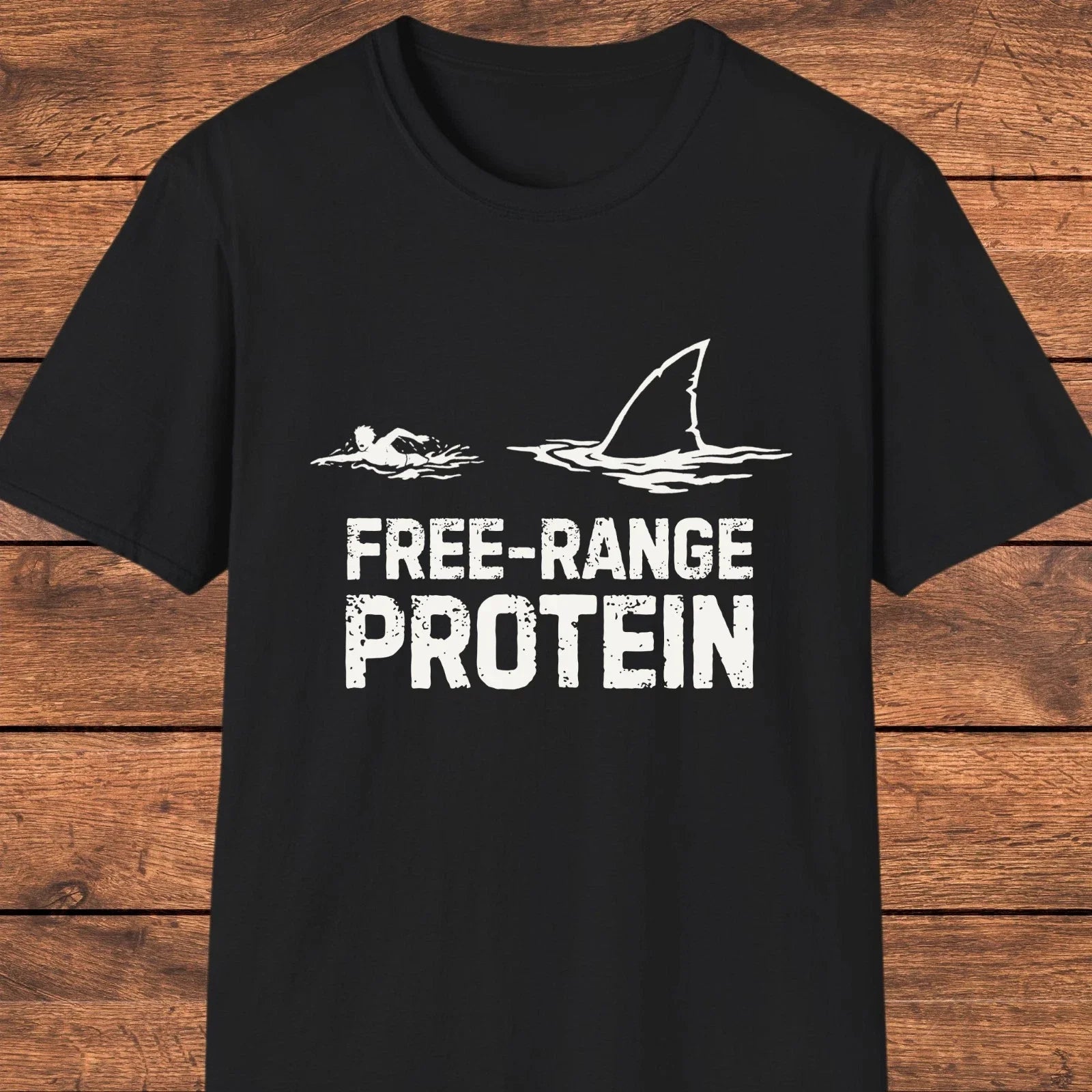Shark Dark Humor Graphic Funny Ocean - Adult & Kids T-Shirts, Sweatshirts & Hoodies apparel design preview 1