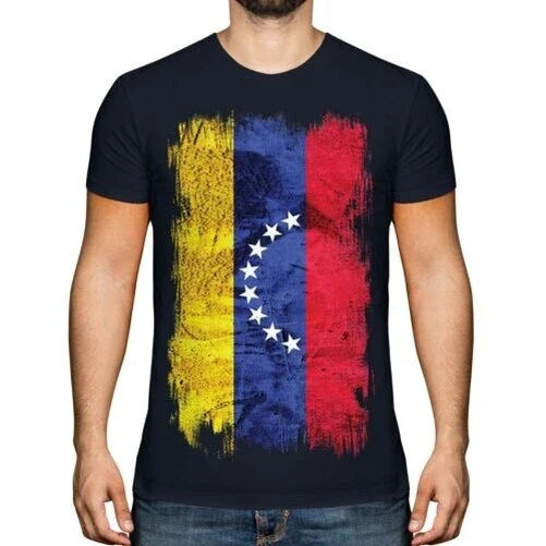Venezuela Flag Grunge Mens Venezuelan - Adult & Kids T-Shirts, Sweatshirts & Hoodies apparel design preview 1
