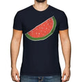 Grunge Melon Slice Men's Gift Sketch Design - Adult & Kids T-Shirts, Sweatshirts & Hoodies apparel design preview 1