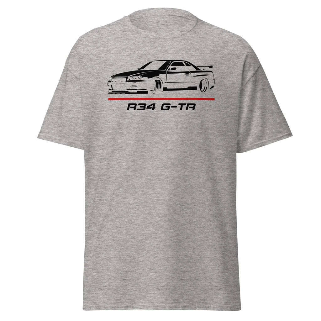 R34 GT-R Skyline RB26DETT Godzilla JDM Streetwear - Adult & Kids T-Shirts, Sweatshirts & Hoodies apparel design preview 1