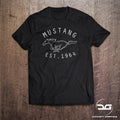 Classic Mustang Men's Black Novelty Gift - Adult & Kids T-Shirts, Sweatshirts & Hoodies apparel design preview 1