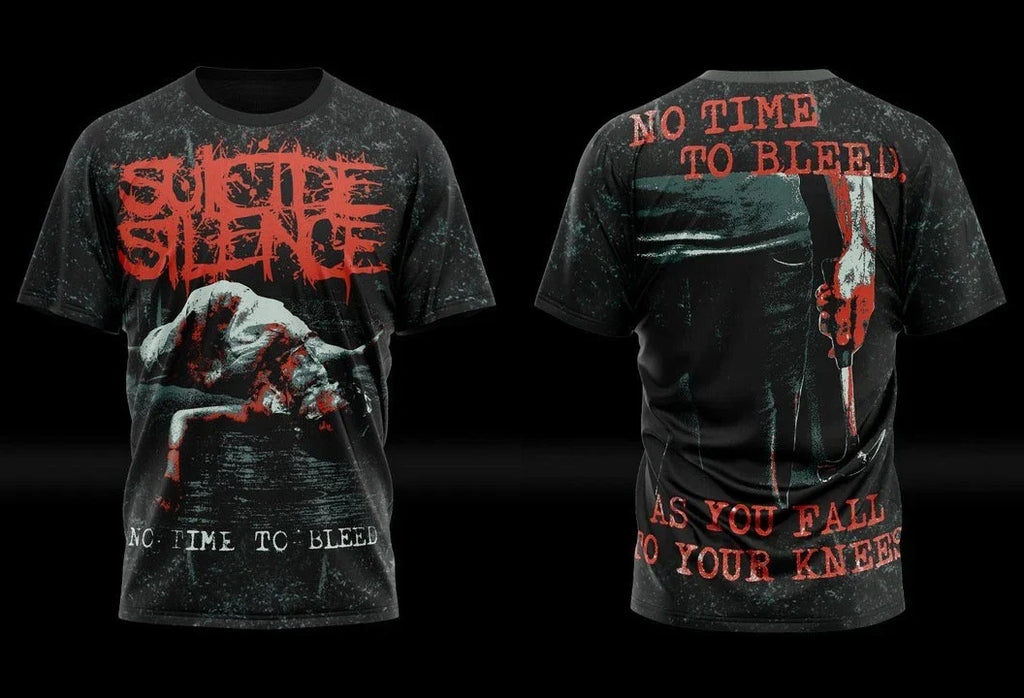 Suicide Silence No Time To Bleed All Over Print S-6XL - Adult & Kids T-Shirts, Sweatshirts & Hoodies apparel design preview 1