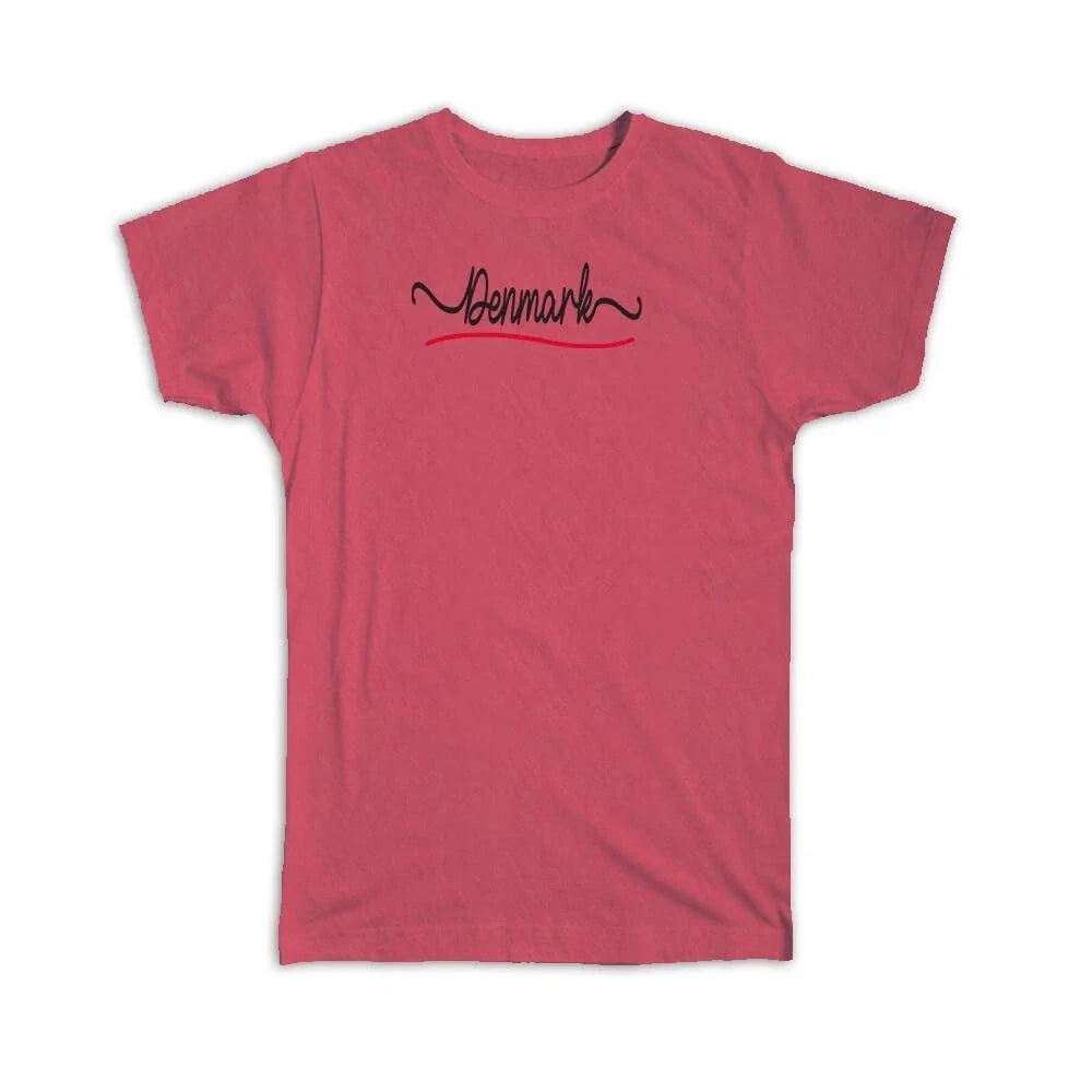 Gift Denmark Flag Colors Danish Travel Expat Country - Adult & Kids T-Shirts, Sweatshirts & Hoodies apparel design preview 1
