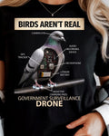 BIRDS AREN'T REAL - Adult & Kids T-Shirts, Sweatshirts & Hoodies apparel design preview 1