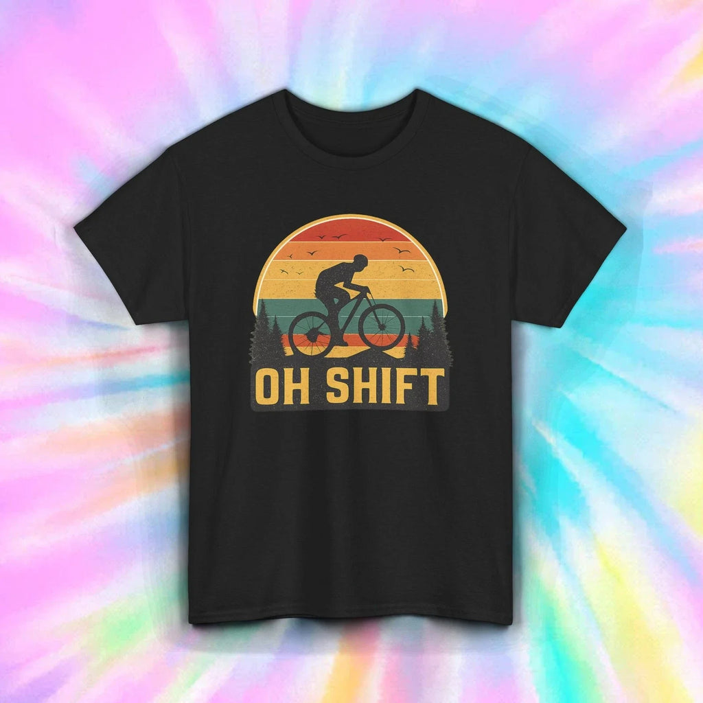 Oh Shift Funny Bike Cyclist Biking Bicycle Rider - Adult & Kids T-Shirts, Sweatshirts & Hoodies apparel design preview 1