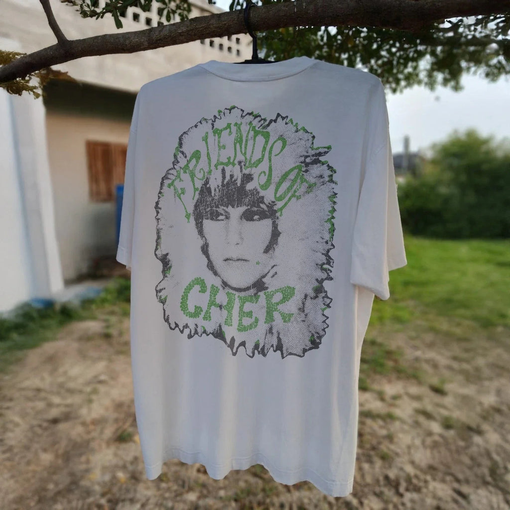 80s Redd Kross Friends Of Cher Rare White XL - Adult & Kids T-Shirts, Sweatshirts & Hoodies apparel design preview 1