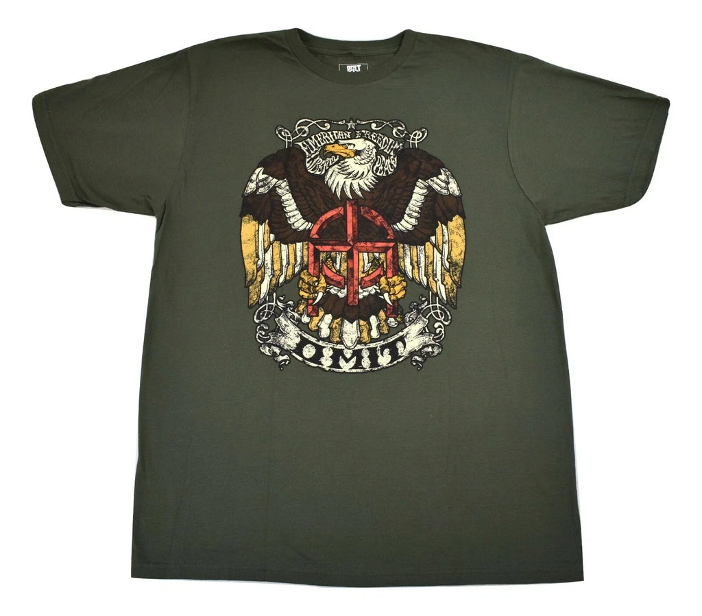Omit Mens Stone Eagle American Freedom Patriotic - Adult & Kids T-Shirts, Sweatshirts & Hoodies apparel design preview 1