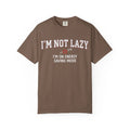 I'm Not Lazy on Energy Saving Mode Funny Laziness - Adult & Kids T-Shirts, Sweatshirts & Hoodies apparel design preview 1