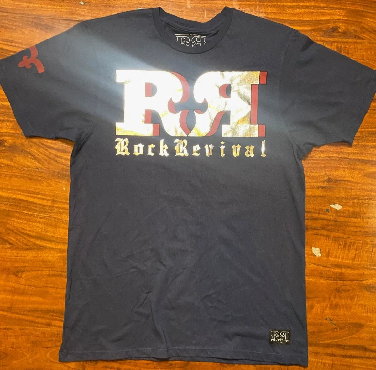 ROCK REVIVAL Haddock Double sided Navy -NWOT - Adult & Kids T-Shirts, Sweatshirts & Hoodies apparel design preview 1