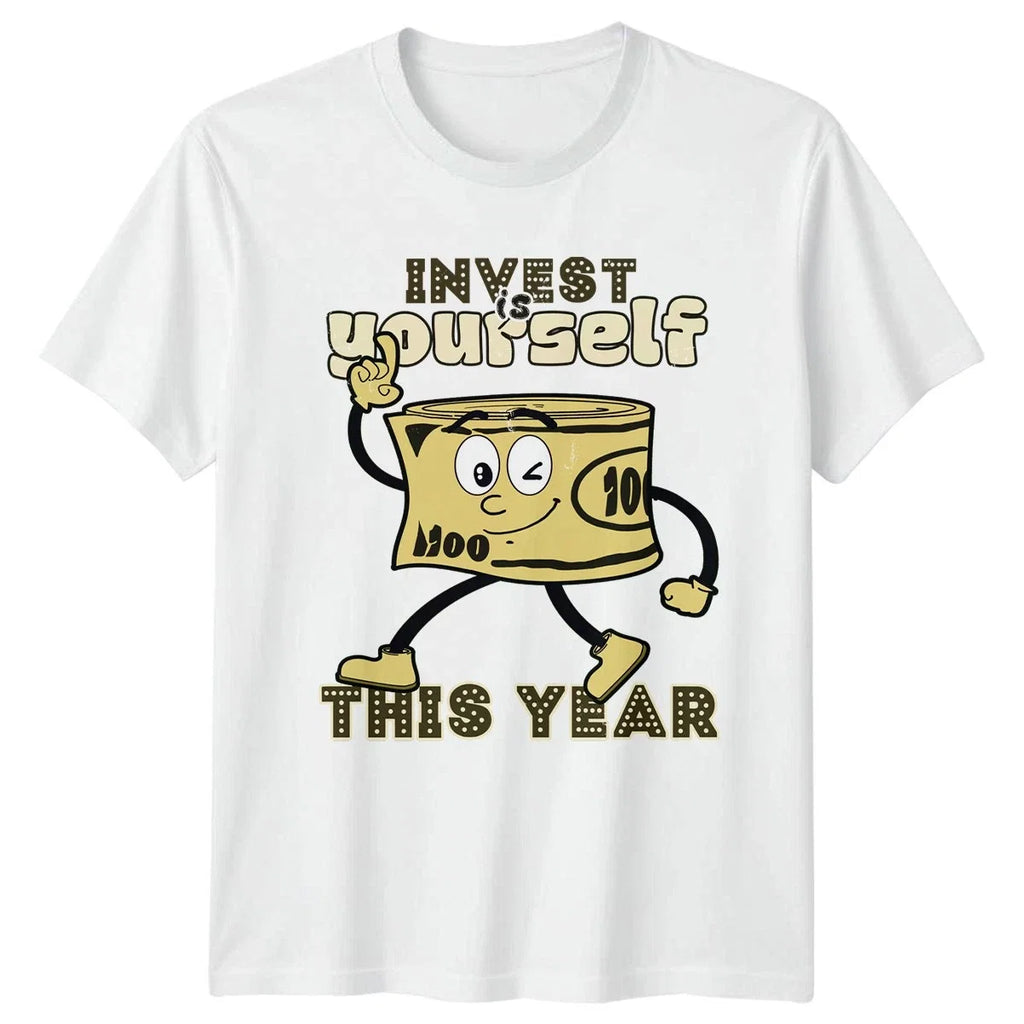 Invest Vs Yourself This Year Motivational New Years - Adult & Kids T-Shirts, Sweatshirts & Hoodies apparel design preview 1