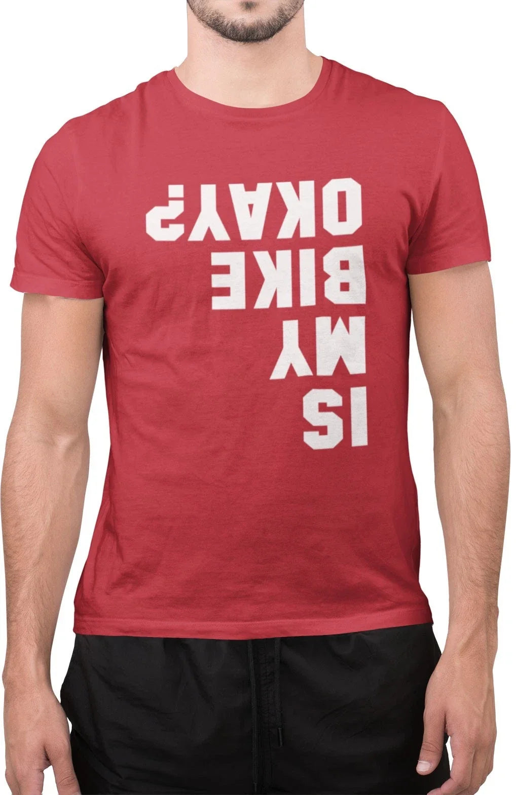 Funny is My Bike Okay Lovers Bikers Novelty - Adult & Kids T-Shirts, Sweatshirts & Hoodies apparel design preview 1