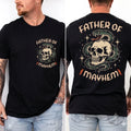 Father of Mayhem Mother Tattoo Style Skull Snake - Adult & Kids T-Shirts, Sweatshirts & Hoodies apparel design preview 1