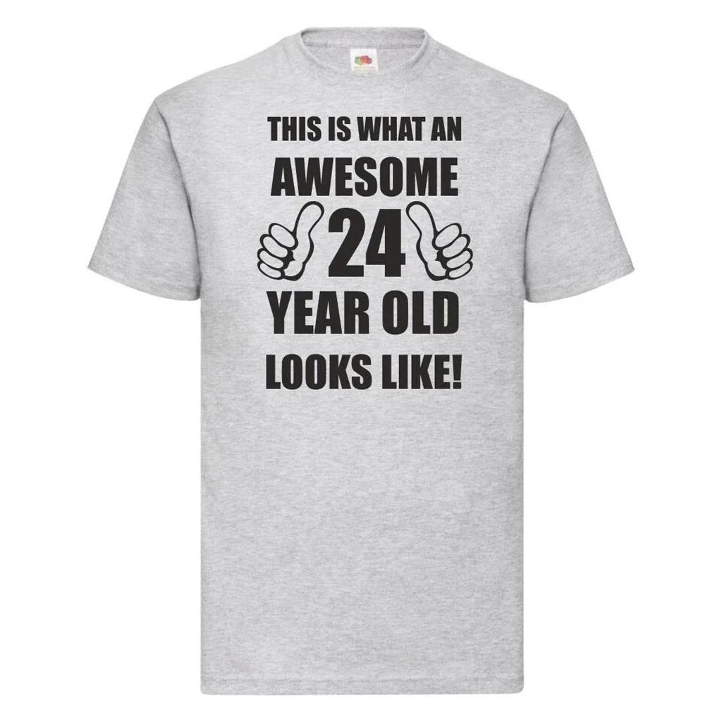 24th 24 Years Old Twenty Fourth Birthday Presents - Adult & Kids T-Shirts, Sweatshirts & Hoodies apparel design preview 1