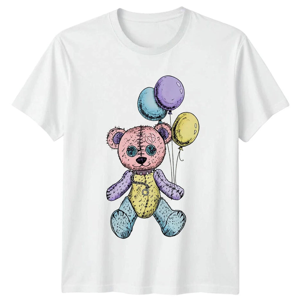 Creepy Cute Pastel Goth Bear Fashion Birthday Gift - Adult & Kids T-Shirts, Sweatshirts & Hoodies apparel design preview 1