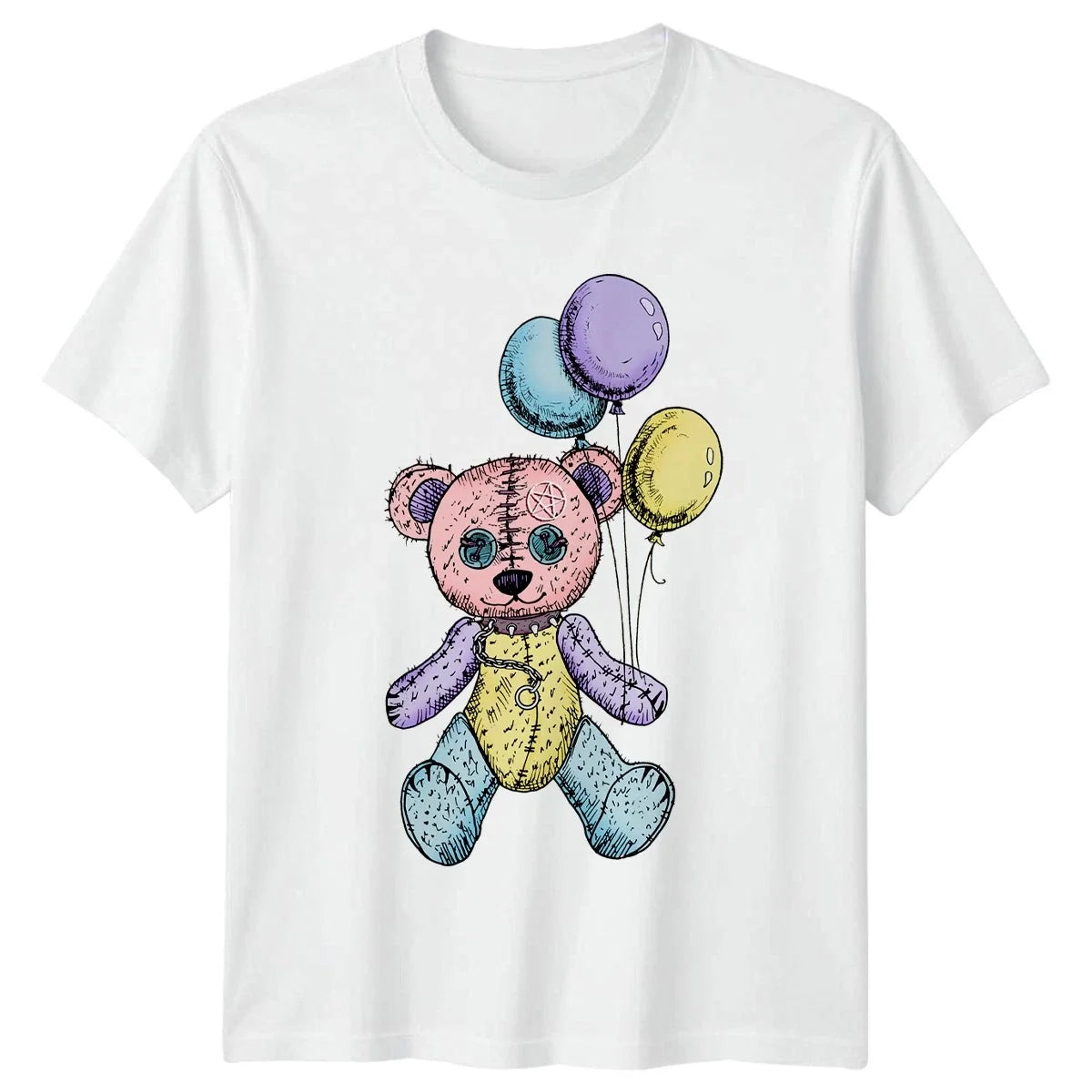Creepy Cute Pastel Goth Bear Fashion Birthday Gift - Adult & Kids T-Shirts, Sweatshirts & Hoodies apparel design preview 1