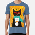 Autumn Pumpkin Coffee Cat Size S to 5XL Made in the - Adult & Kids T-Shirts, Sweatshirts & Hoodies apparel design preview 1
