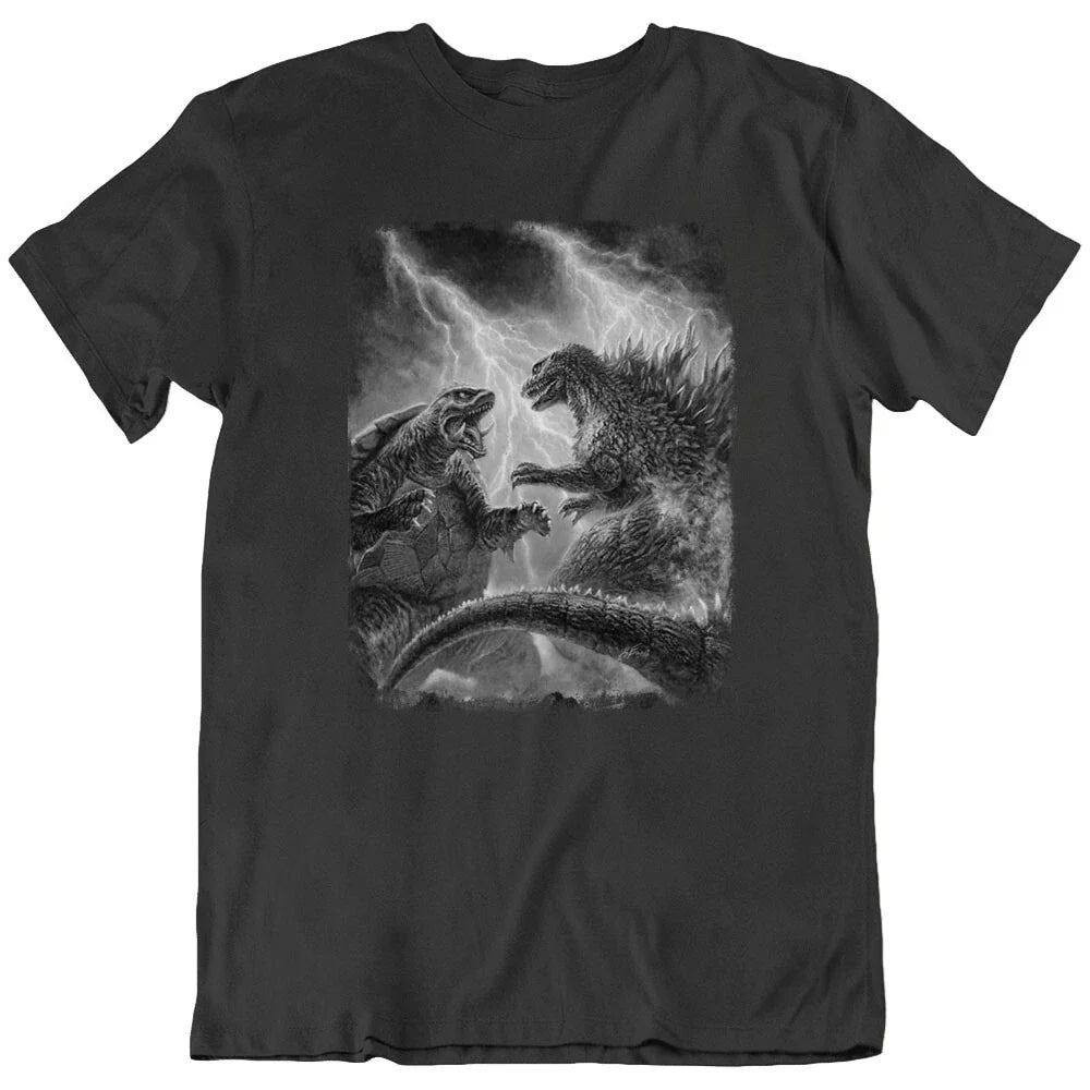 Gamera, fight Godzilla Giant Monster Scary Animal - Adult & Kids T-Shirts, Sweatshirts & Hoodies apparel design preview 1