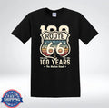 Retro Route 66 Centennial 1926-2026 Graphic - Adult & Kids T-Shirts, Sweatshirts & Hoodies apparel design preview 1