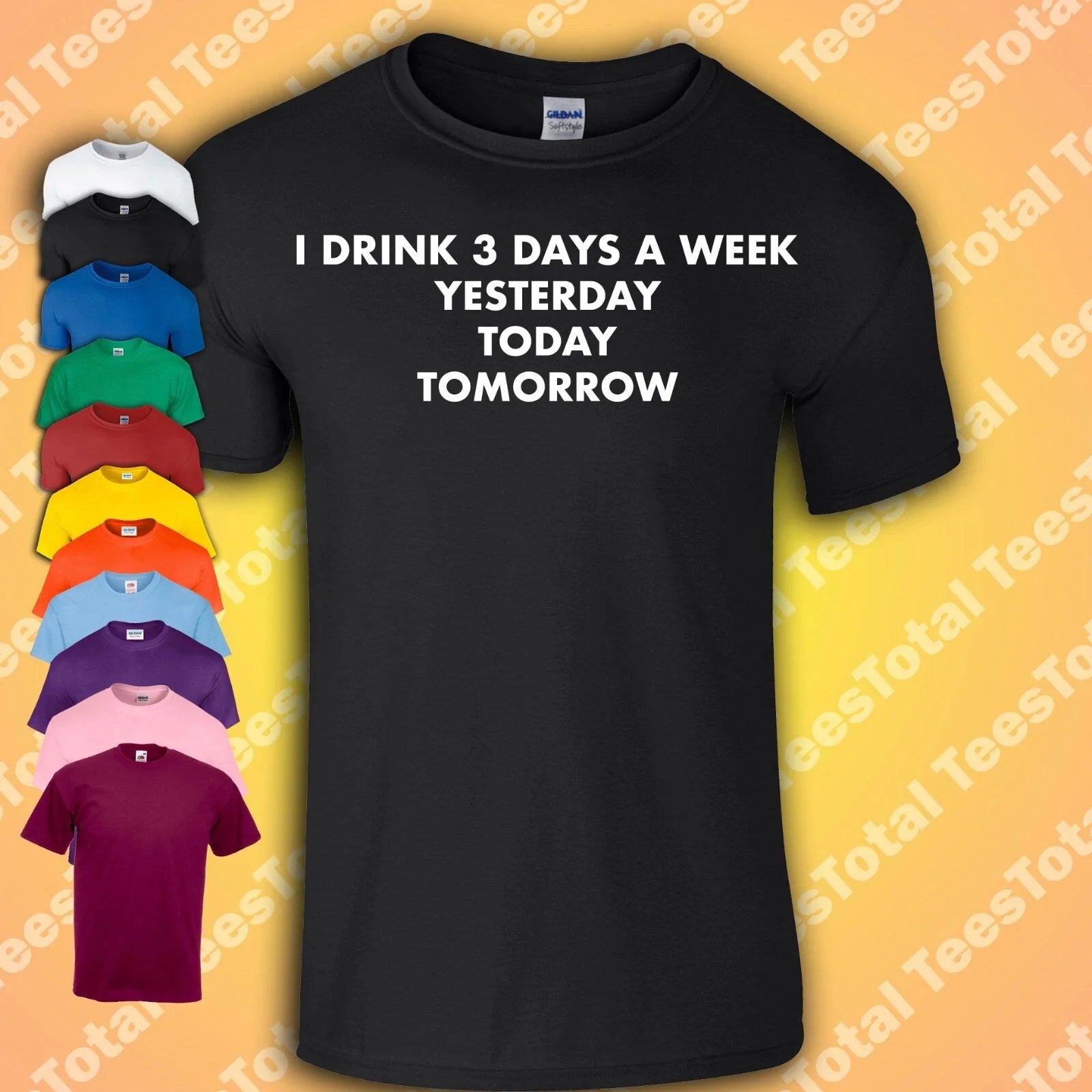 I Drink Three Days A Week Alcohol Beer Quotes - Adult & Kids T-Shirts, Sweatshirts & Hoodies apparel design preview 1