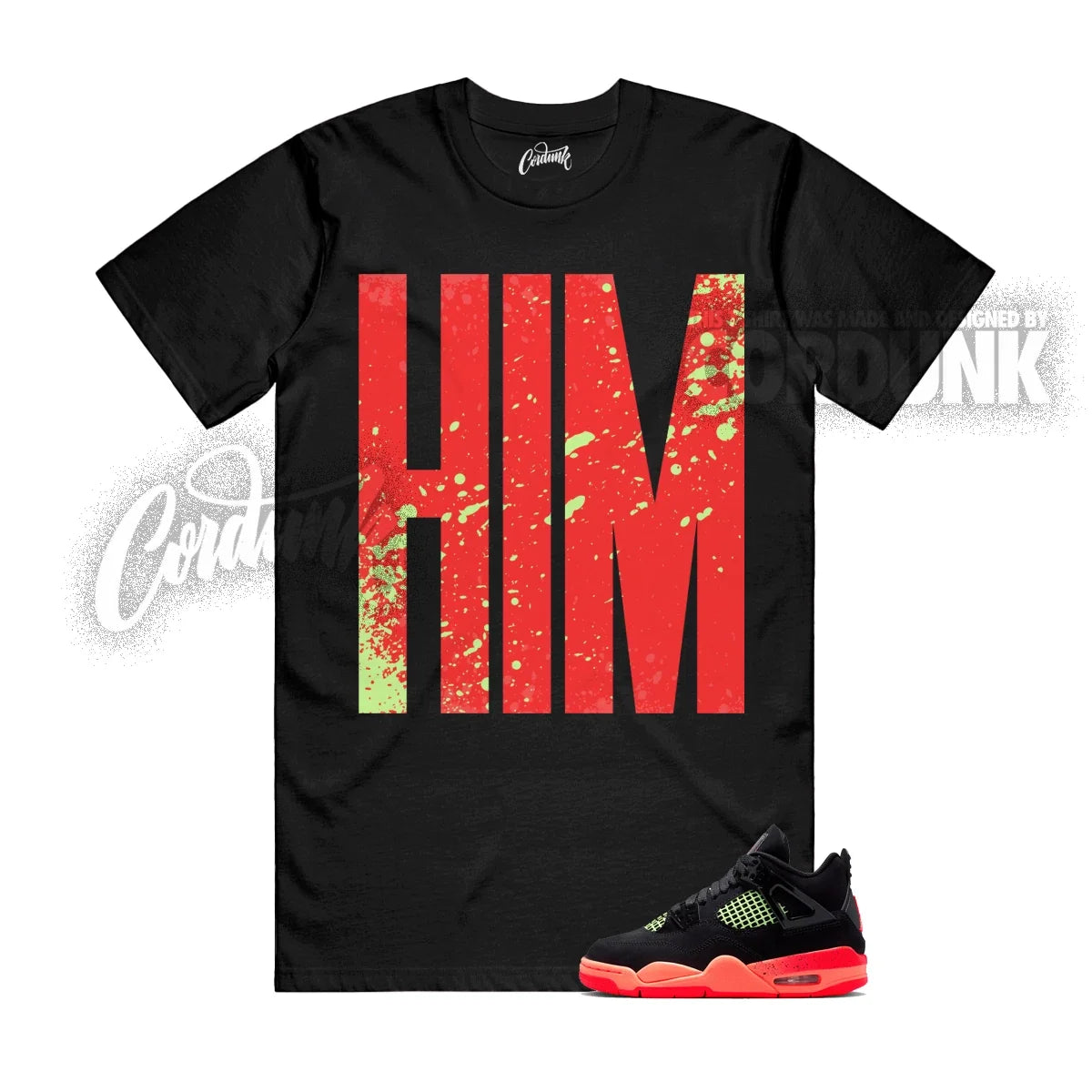 4 Black Infrared Barely Volt Bright Mango 23 Match - Adult & Kids T-Shirts, Sweatshirts & Hoodies apparel design preview 1