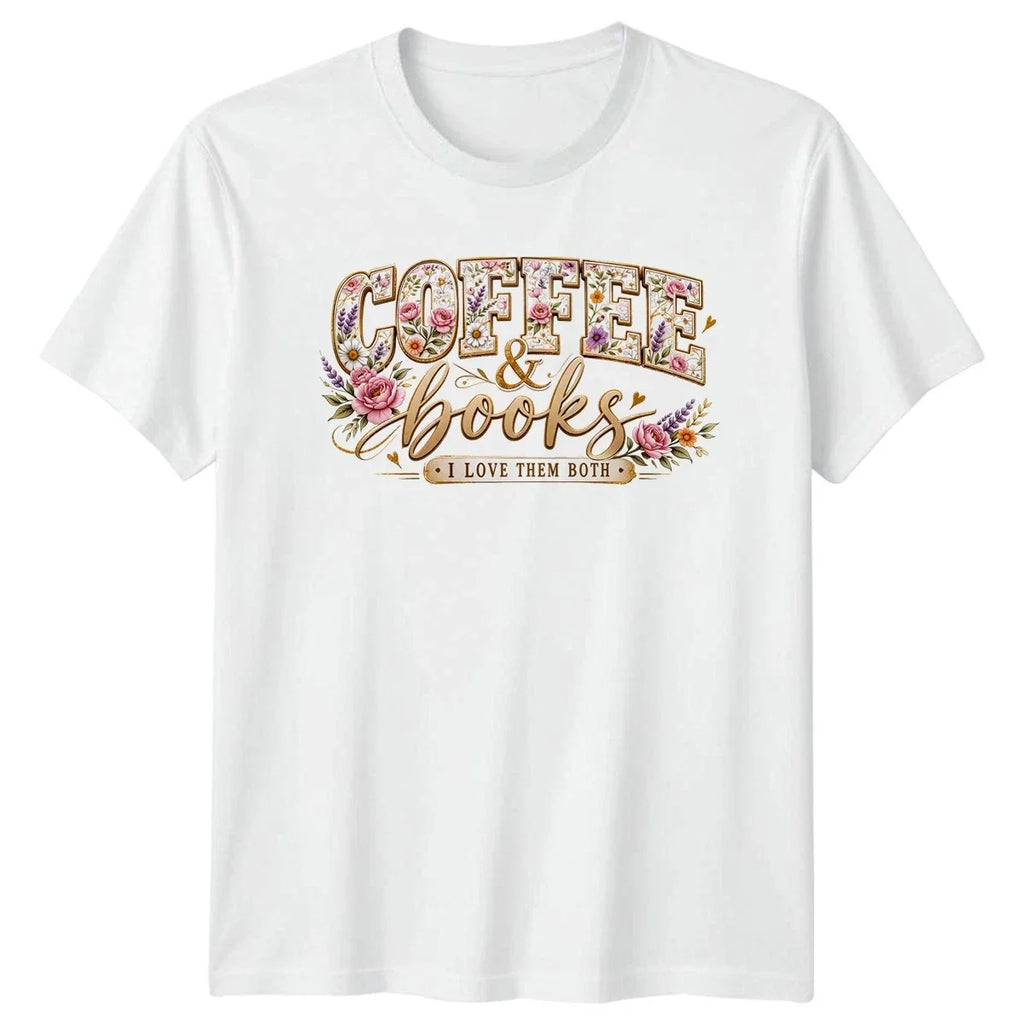 Coffee And Books I Love Womens Reading Mothers Day - Adult & Kids T-Shirts, Sweatshirts & Hoodies apparel design preview 1