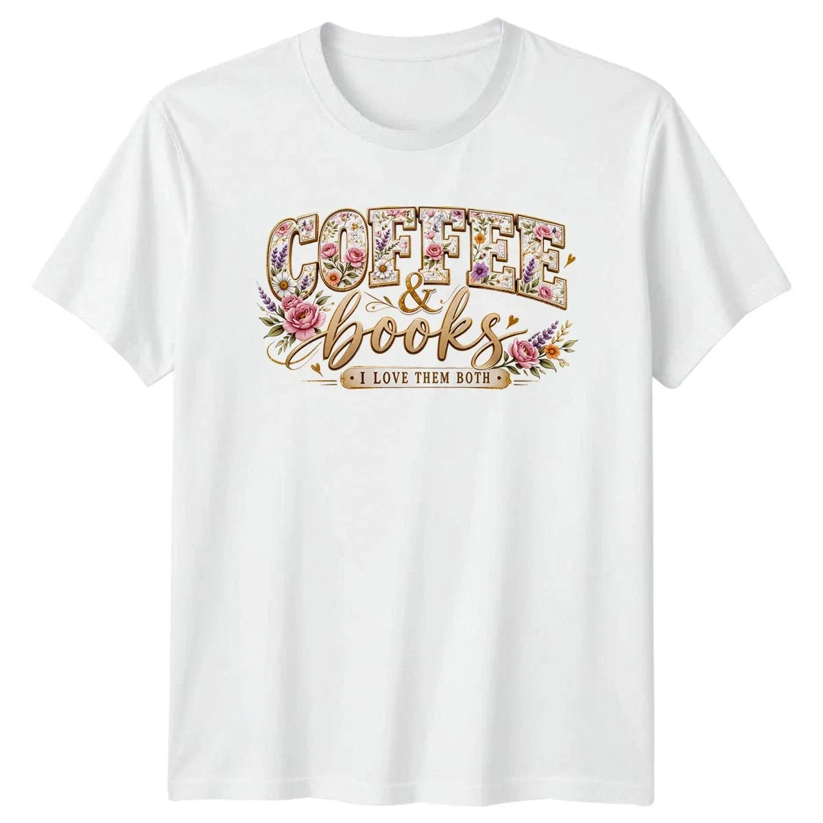 Coffee And Books I Love Womens Reading Mothers Day - Adult & Kids T-Shirts, Sweatshirts & Hoodies apparel design preview 1