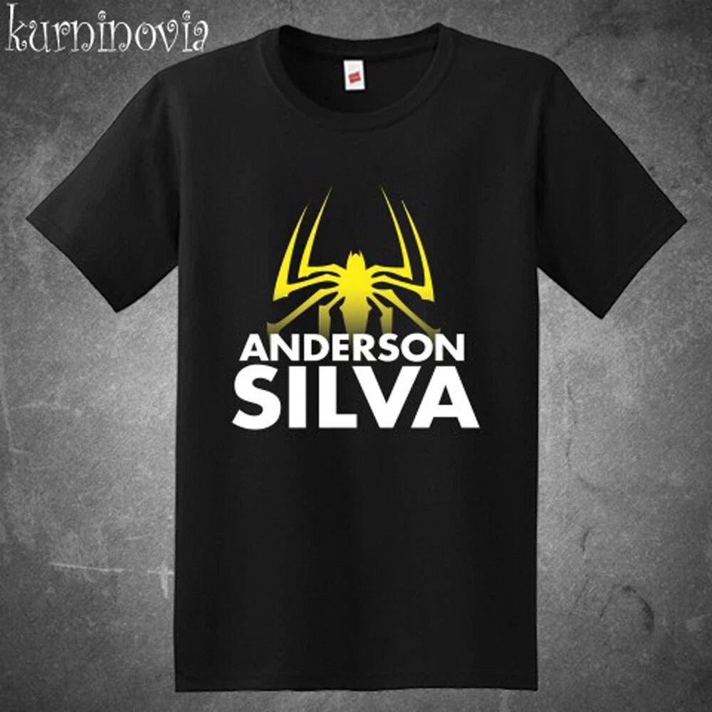 Anderson Silva Spider MMA Fighter Legend Men's Black - Adult & Kids T-Shirts, Sweatshirts & Hoodies apparel design preview 1