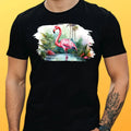 Mens Flamingo Motif Cotton Size XS to 5XL - Adult & Kids T-Shirts, Sweatshirts & Hoodies apparel design preview 1