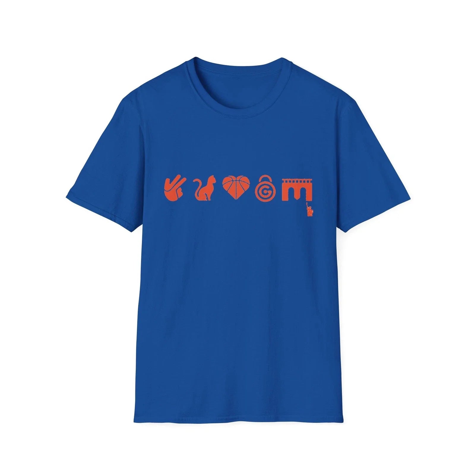 Knicks five 5 emojis team unisex soft blue new york - Adult & Kids T-Shirts, Sweatshirts & Hoodies apparel design preview 1