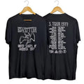 Led-Zeppelin 1977 American Tour 2 Sided - Adult & Kids T-Shirts, Sweatshirts & Hoodies apparel design preview 1