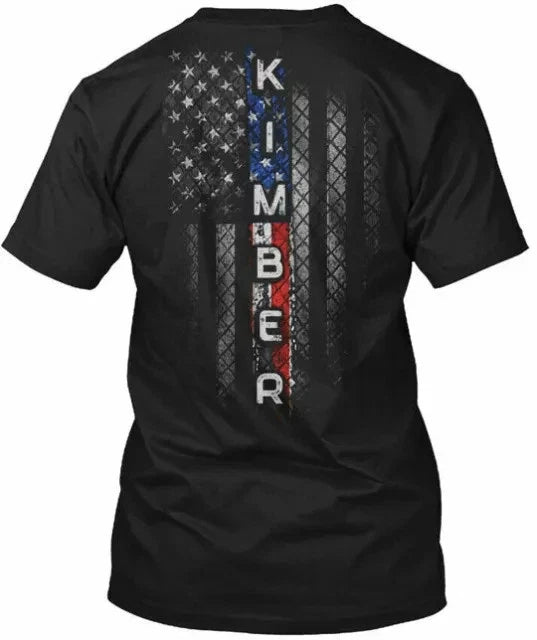 Fashionable Kimber Family American Flag Crew neck - Adult & Kids T-Shirts, Sweatshirts & Hoodies apparel design preview 1