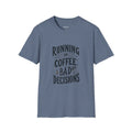 Funny Running on Coffee Sarcasm Bad Decisions Top, - Adult & Kids T-Shirts, Sweatshirts & Hoodies apparel design preview 1