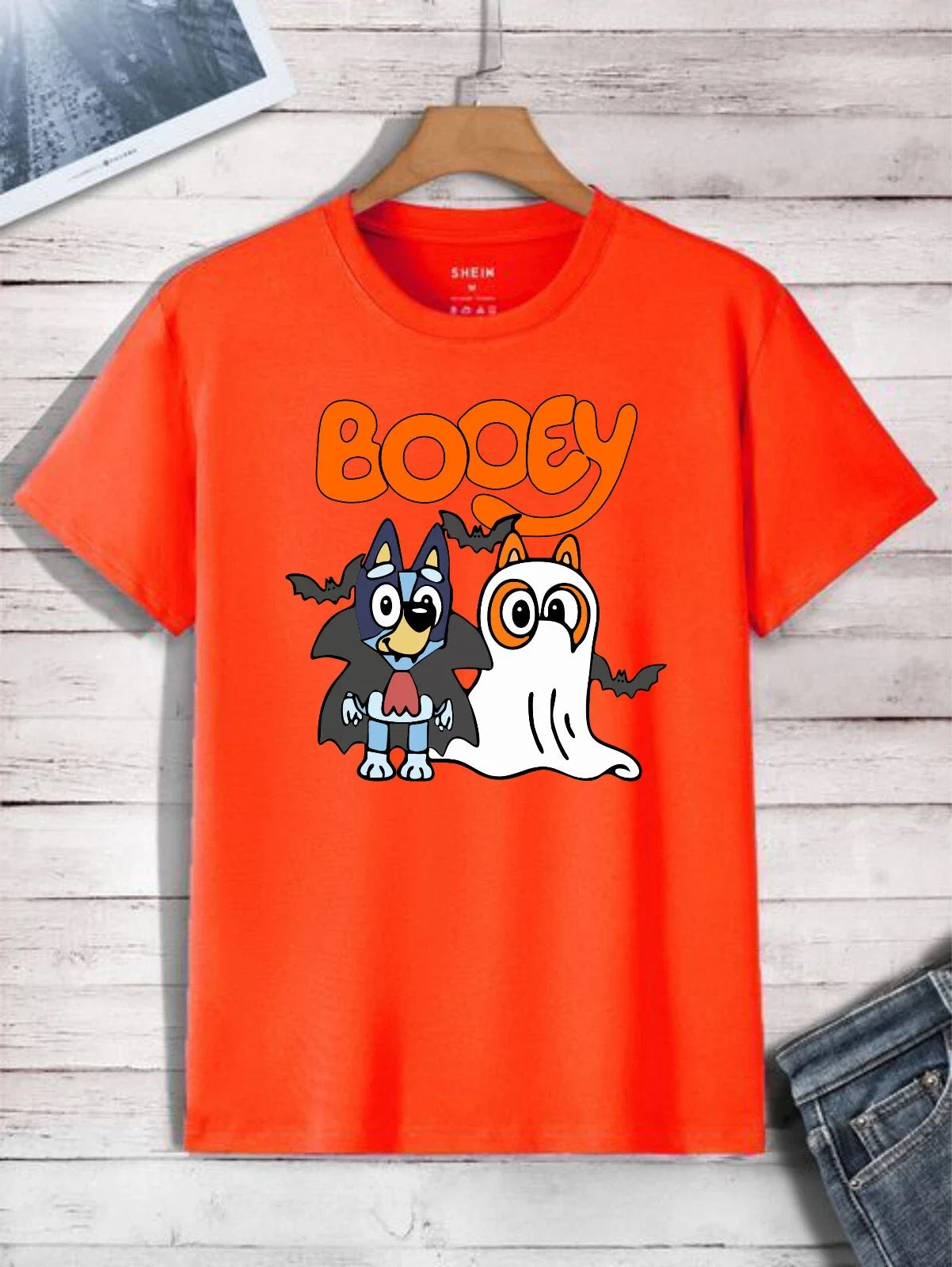 Booey Halloween Spooky Cartoon Family Match Top - Adult & Kids T-Shirts, Sweatshirts & Hoodies apparel design preview 1