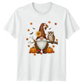 Cute Autumn Gnome With Owl Harvest Fall - Adult & Kids T-Shirts, Sweatshirts & Hoodies apparel design preview 1