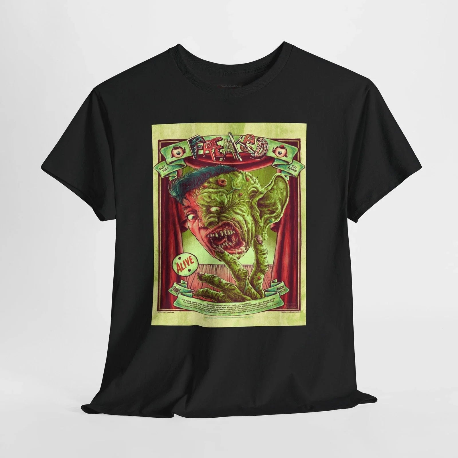 Freaked 1993 Retro Movie Poster Horror Unisex Graphic - Adult & Kids T-Shirts, Sweatshirts & Hoodies apparel design preview 1