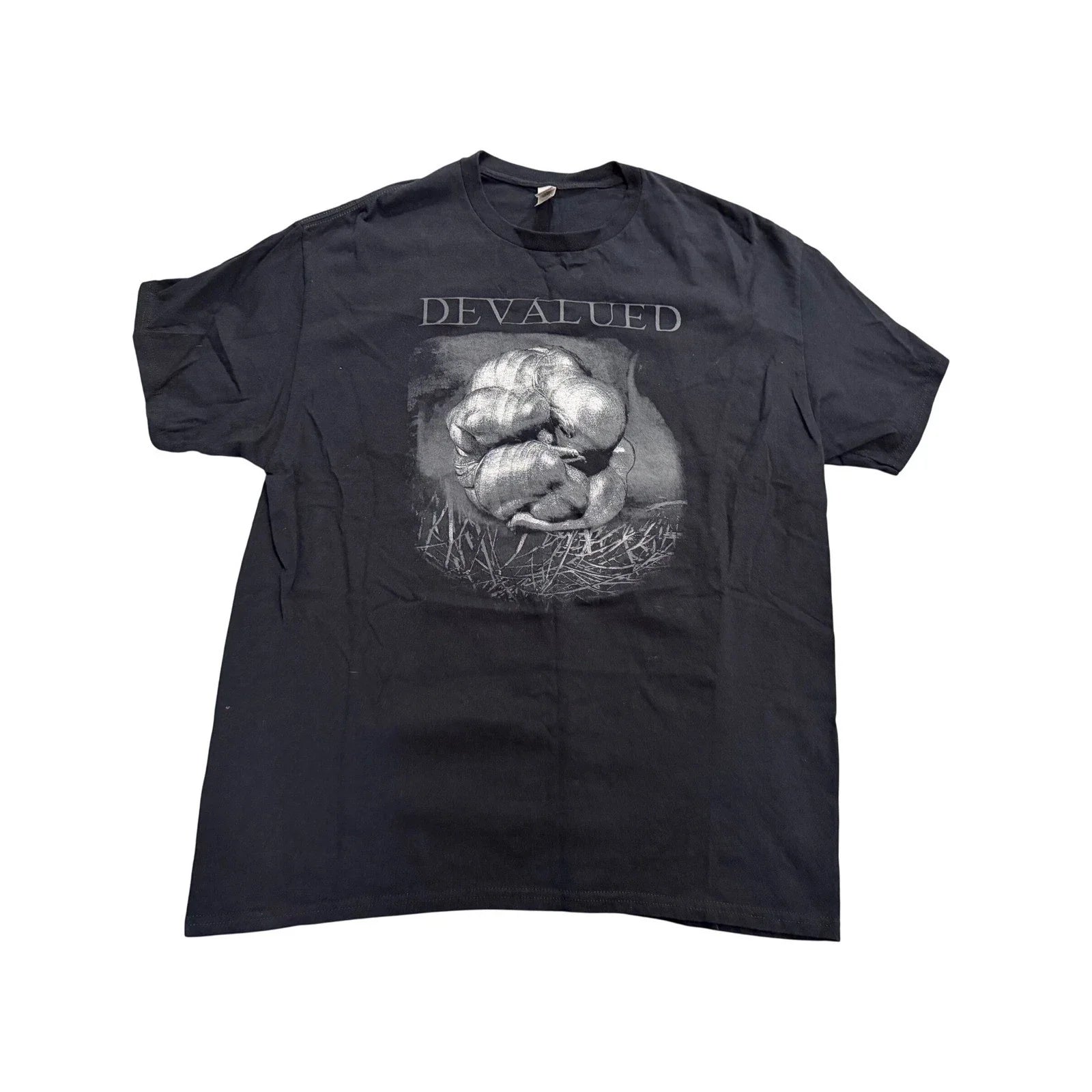 Devalued Graphic Mens XL Black Excellent Condition - Adult & Kids T-Shirts, Sweatshirts & Hoodies apparel design preview 1
