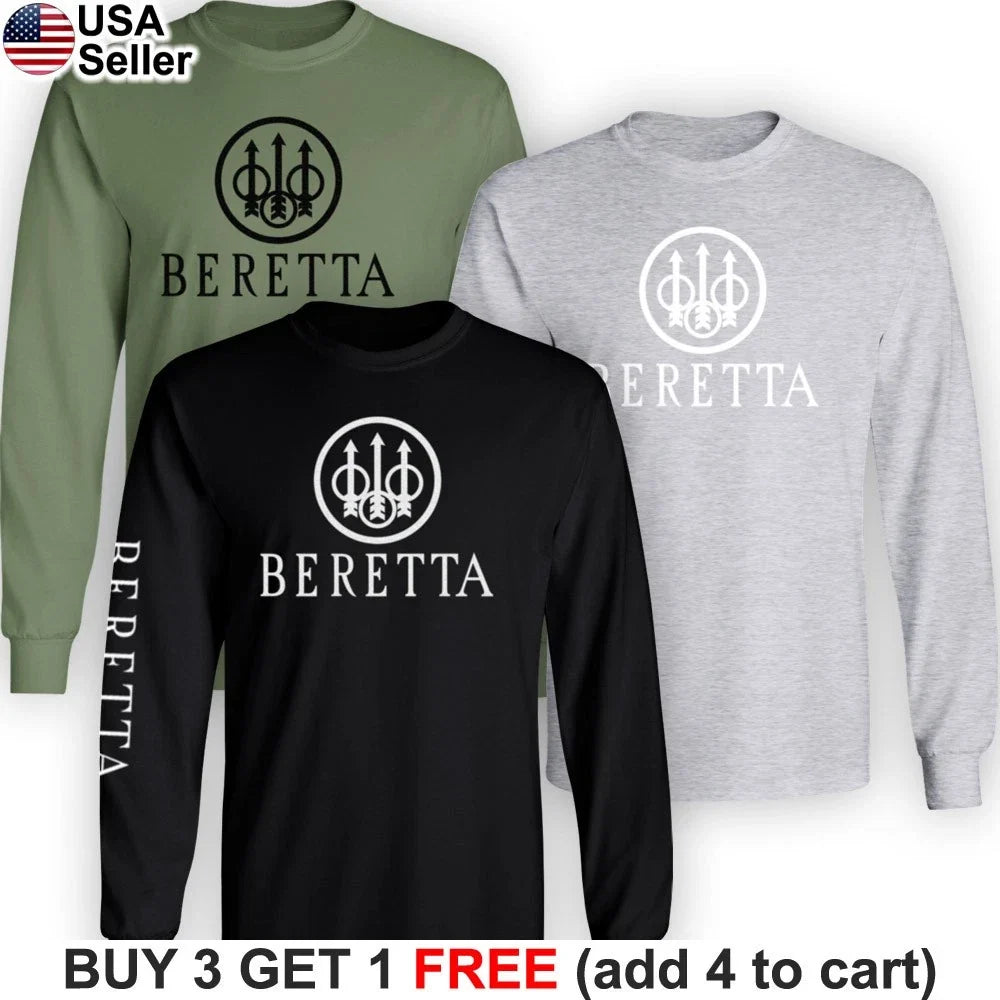 Beretta Firearms Gun Tactical 2nd Amendement Pistol - Adult & Kids T-Shirts, Sweatshirts & Hoodies apparel design preview 1
