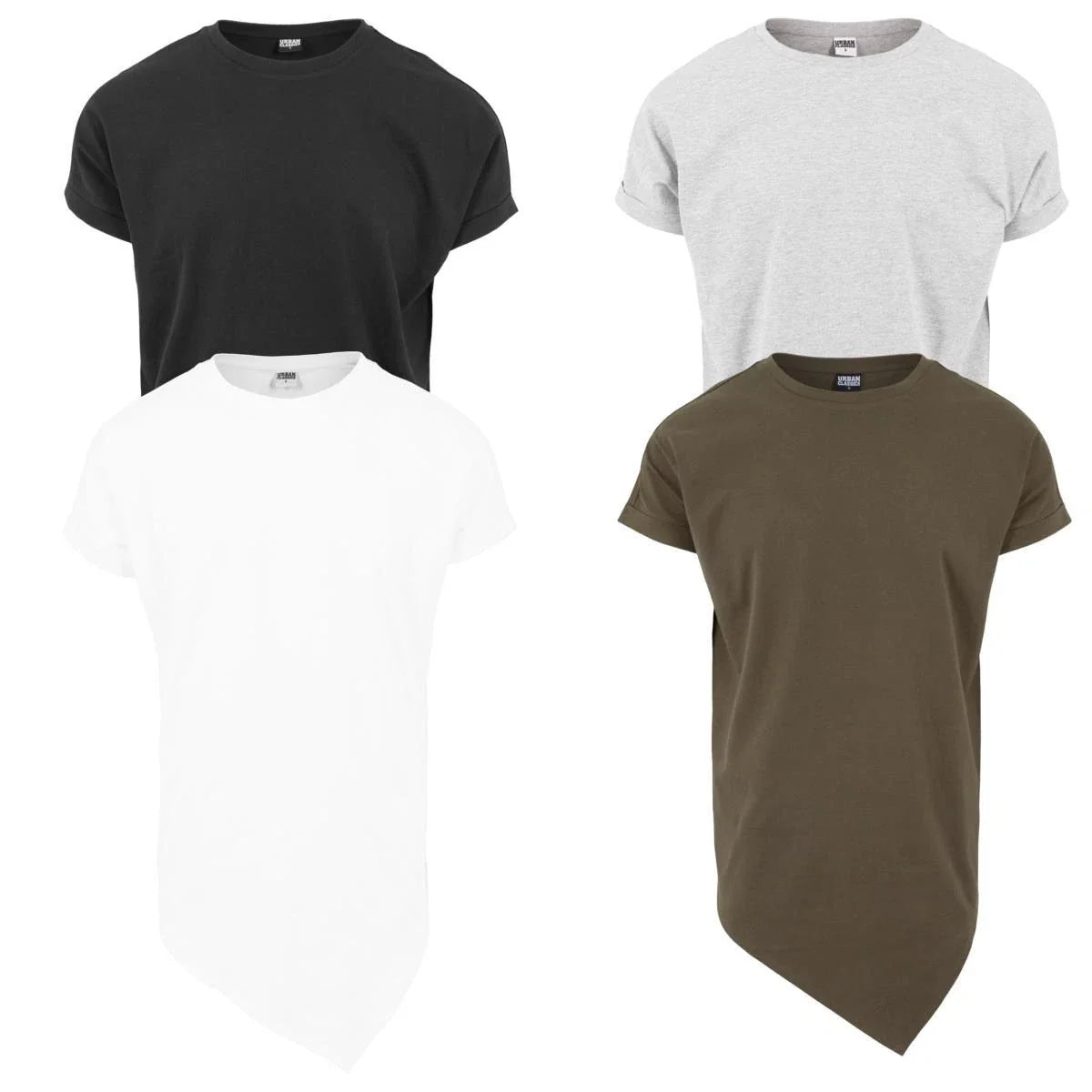 Urban Classics Asymmetric Long Top Edgy Men - Adult & Kids T-Shirts, Sweatshirts & Hoodies apparel design preview 1